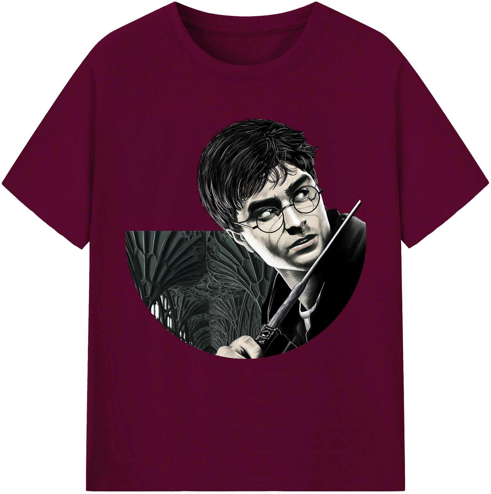（画像用） Harry Potter ハリー・ポッターシリーズ レディースカジュアルプリントTシャツ（綿100％）